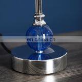 Top Sale Indoor Lighting Blue Glass Decoration Office Home Metal Bedside Table Lamp for Hotel thumbnail-5