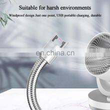 Electric Candle Camping Grill Rechargeable USB Plasma Arc Lighters With LED Battery Display Safety Switch for Cooking BBQs thumbnail-5