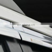 Chrome Door Visor Side Window Deflector Shade Sun Rain Shield Silver Strips Guard for Toyota Land Cruiser Prado 2009 thumbnail-5