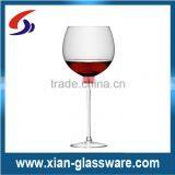 Promotional clear crystal ballon wine glass
