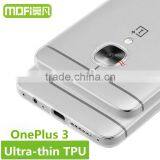MOFi Original Slim Fundas TPU Case Housing for One Plus Three, OnePlus3, Mobile Phone Silicon Soft Back Cover for Oneplus 3