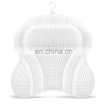 Wholesale 4D Butterfly Shape Air Mesh Bath Tub Pillow Anti Slip Spa Bathtub Bath Pillow thumbnail-2