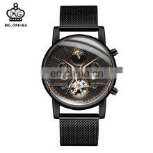 MG.ORKINA MG088 Online Selling Men Fashionable Watch Analog Display Moon Phase Automatic Mechanical Oem Watches thumbnail-3
