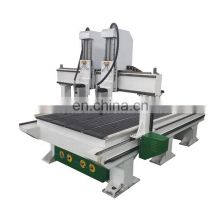 1325 double head 4axis cnc router machine with vacuum table