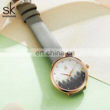 SHENGKE Lady Quartz Watch K9021 Wrist Fashion Women Digital Watches Women Custom Logo Watches For Girls Women thumbnail-4