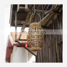 Hot Natual Woven Water Hyacinth Lantern Centerpiece Candle Holder in Bulk European Style Vietnam Supplier thumbnail-5