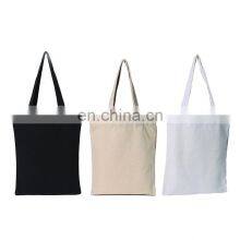 OEM Wholesale Direct Supplier Customize Foldable Printing Shopping Canvas Bags Large Luxury Blank Canvas Cotton Tote Bag