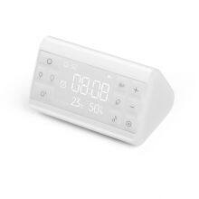 DC 5V 1800mah Antique Style Temperature Humidity LED Display Alarm Clock Wake up Light Radio White Noise Machine thumbnail-5
