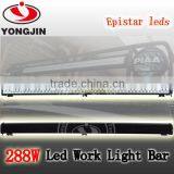 288W cheap led light bars 12v 24v working lamp for car accessories jeep wrangle