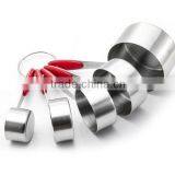 5 PCS Solid Sturdy Stainless Steel Stackable Measuring Cups Set