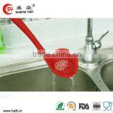 Dongguan HOT FDA Silicone Colorful Cooking Silicone Spoon With Stainless Steel Kitchenware by Factory