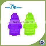 Large Figure Robot Silicone Mold, Robot Baking Molds, Minifigure Cube Tray Candy Mold, Building Block Ice Tray Candy thumbnail-5