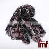 Wholesale Wool Scarf With Rex Rabbit Fur thumbnail-1