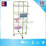 Latest Fashion 4 Tiers Metal Cross Folding Clothes Dryer thumbnail-1