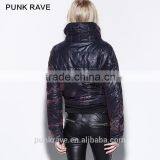 PY-162 Deep Winter Punk Rave Fireworks Retro Thicker Cotton Knight Short Jacket thumbnail-3