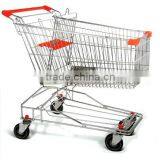Fashion Style Collapsible Wheels Chromeplate Folding Germany Shopping Cart thumbnail-1