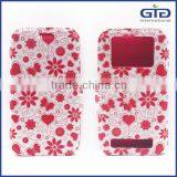 [GGIT] Sweet Warmly Color Painting Universal PU Leather Cell Phone Cover Case thumbnail-1