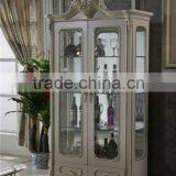 Noble Treasures Elegant French Style Dinging Table and Chair Set With Cabinet / French Royal Round Table CZ102 thumbnail-5