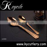 Sterling Silver Cutlery,rose Gold Cutlery,stainless Steel Luxury Gold Cutlery Set thumbnail-3