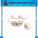 2014 New fashion guangzhou supplies ring and bracelet attached
