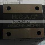 HSAC Brand Linear Guideway GH20 With Square Block GHH20 Imported From Taiwan