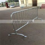 Hot dipped galvanized pedestrian safety traffic crowd control portable metal barrier