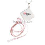 Keyring ABS Plastic Sewing Tape Measure Square Shape With Branded Mitsubishi Electric thumbnail-4