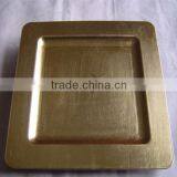 Party Decorative Plastic Gold Tray