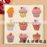 2ply 20pic/pack Restaurant, Wedding, Party Festival Etc Decoration Delicious Egg Tart Pattern Napkin