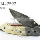 Damascus Steel Folding Knife DD-14-2592