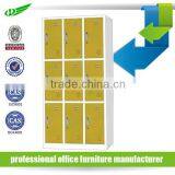 9 Door Steel Metal Changing Room/school Locker, Storage Clothes Closet thumbnail-2