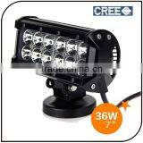 7 Inch 36W CREE Led 4x4 off Road Led Light Bar thumbnail-1