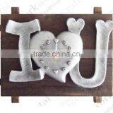 Marked With "LOVE" Image Clock thumbnail-1