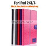 Wholesale Colored Leather Case For iPad Air 5 Flip Cover TPU Protective Book Case