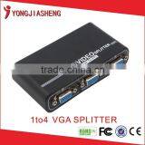 Hot 550MHZ 4 Port VGA Splitter 1x4 Vga Splitter