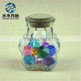 Empty Glass Bottle for Christmas Wishing/wedding/gift Decorative Bottle With Cork