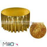 Gold Sequin Embroidery Tablecloth