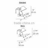 0815-5 Diffuser is Fully Rotatable Very Handy Spring Clip Clip Spot Wall Lamp for Hotel thumbnail-2