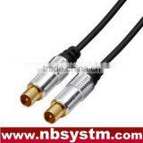 Assembly Type TV Cable PAL Plug (9.5 Male to 9.5 Male)