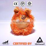 Stuffed Plush Dog Toy Lion Shape Puppy Chew Pug Dog thumbnail-1