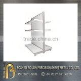 Made in China 2016 Custom Cheap Price White Powder Coated Racks for Supermarket Store, Metal Customized Racks China Supplier