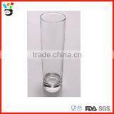 International Bar Long Drink Glasses Dia 6cm x Height 16cm Tall Staright Shot Glass thumbnail-1