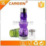 Wholesale sport clear plastic tea filter water bottle