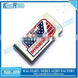 High Quality Brass America Flag Design Metal Money Clip thumbnail-6