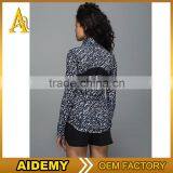 Fashion Outdoor Sports Wear Polyester Camouflage Woman Spandex Jacket thumbnail-5