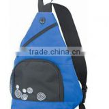 Promotional sling backpack shoulder bag , triangle bag, sling backpack