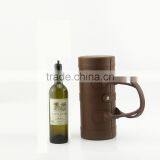 Gift pu Leather Wine Carrier Packing Box