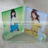 Glass Cube Crystal Frame