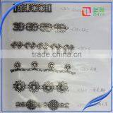 Rhinestone Chain Trim Plastic Rhinestone Banding Rhinestone Motif Fringe Wedding Dress thumbnail-5