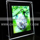 Display Led Light Panel Crystal Menu Sign Board Round Shape Light Sign thumbnail-5